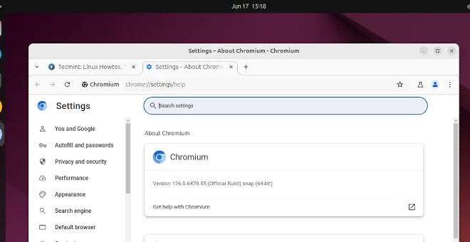 Ubuntu 24.04 に Chromium ブラウザをインストールする方法